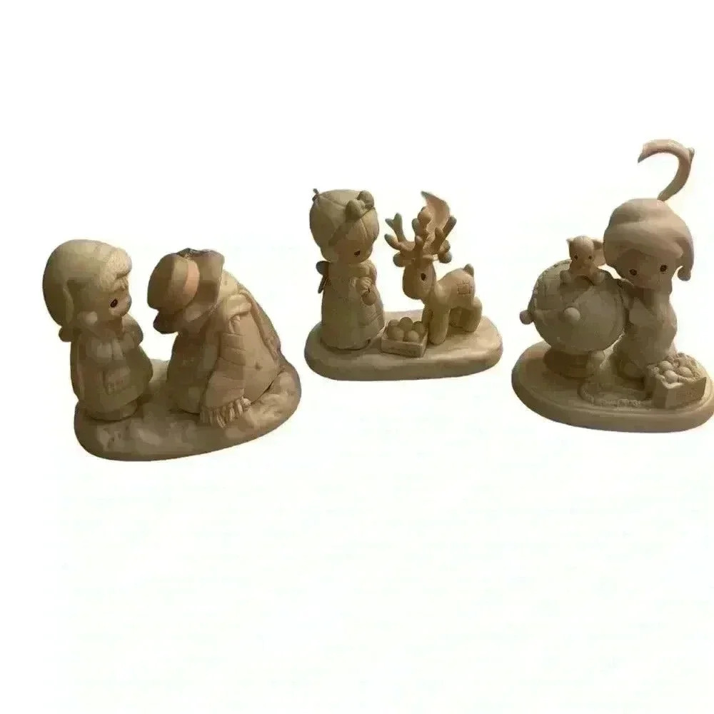 Vintage precious moments porcelain figurines
